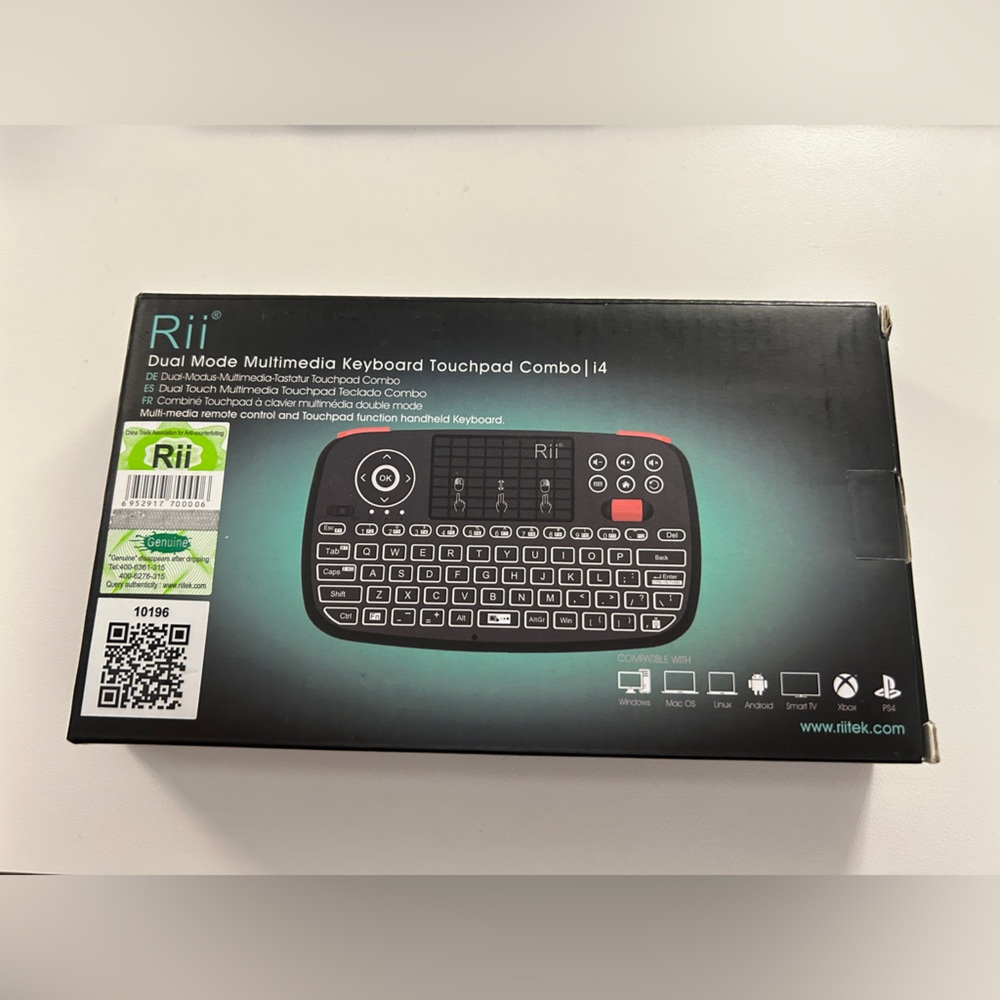 Black Wireless Tablet Keyboard with Touchpad